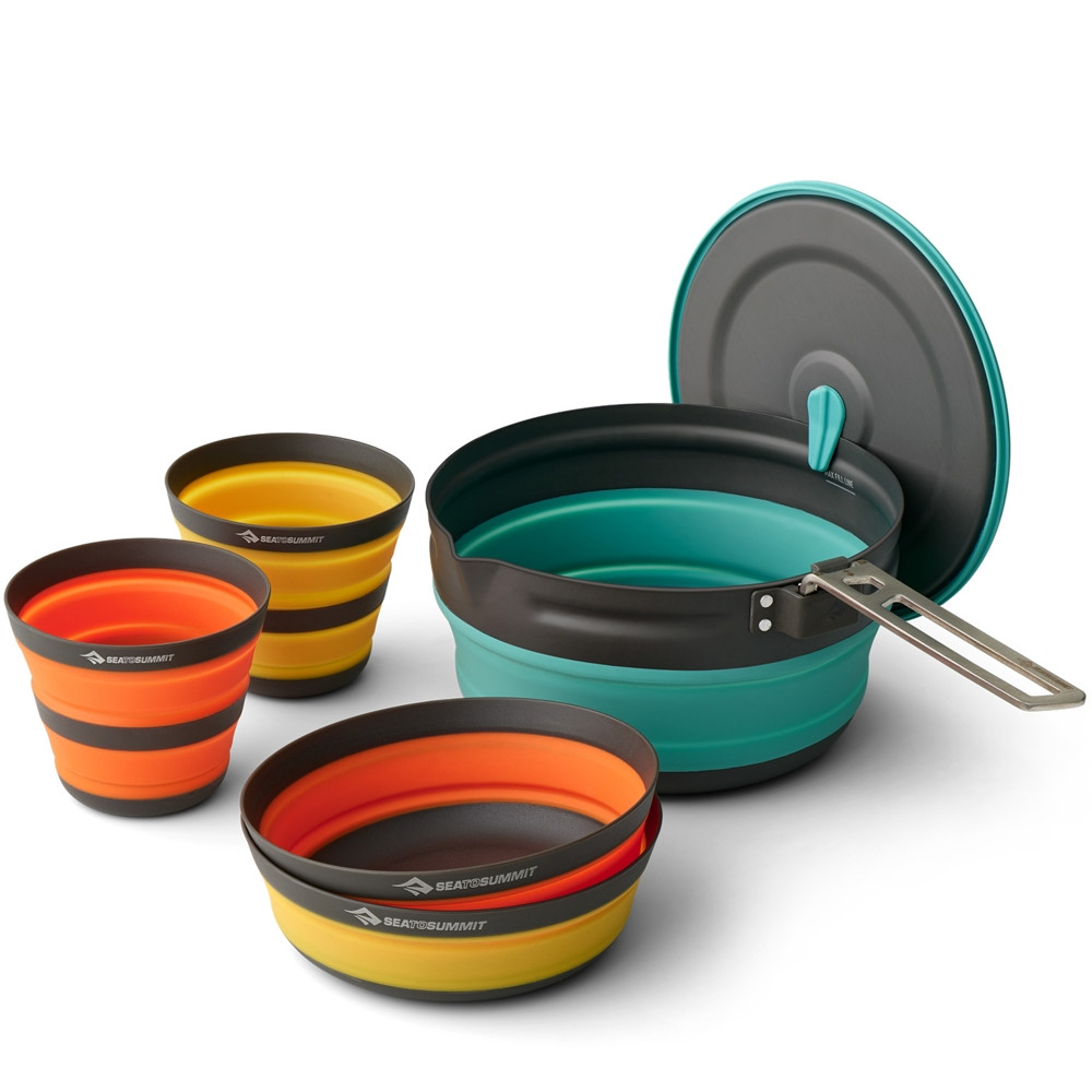 Набір туристичного посуду Sea To Summit Frontier UL Collapsible One Pot Cook Set 2P