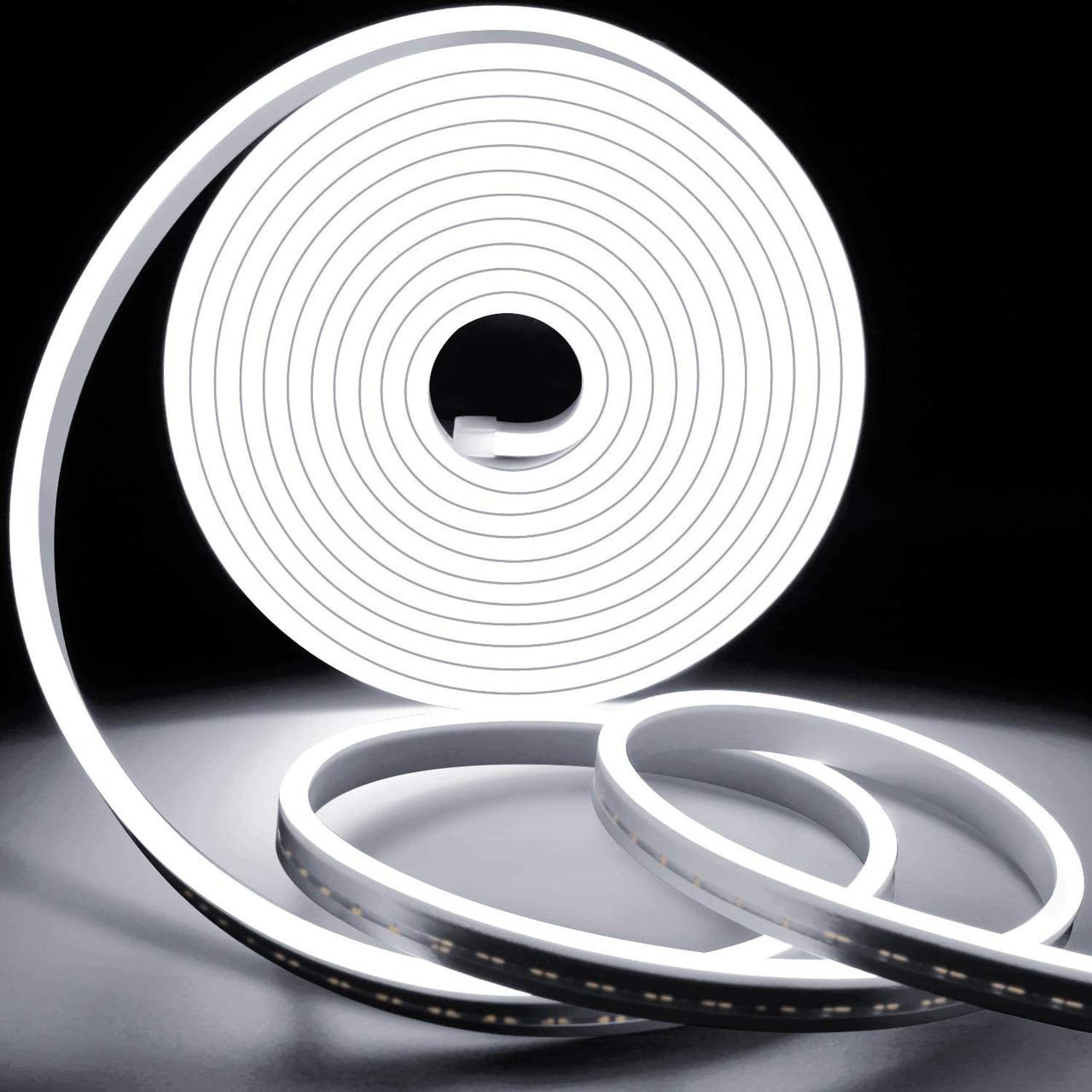 Неонова стрічка 5 метрів NEON LED White, фото 1
