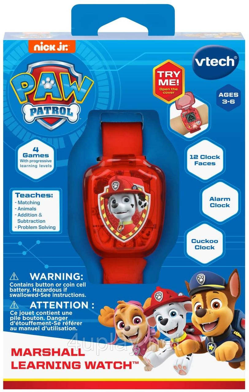 Інтерактивний дитячий годинник Щенячий патруль з Маршалом Оригінал PAW Patrol Marshall Learning Watch