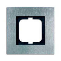 Рамка ABB 1754-0-4254 1-постовая, серия carat, Нержавеющая сталь (2CKA001754A4254)