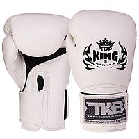 Перчатки боксерские Top King Super AIR кожаные Белые 10 oz (TKBGSA)