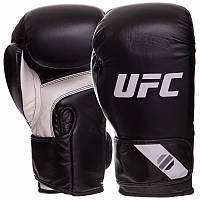 Перчатки боксерские UFC PRO Fitness искусственная кожа Черные 18 oz (UHK-75108)