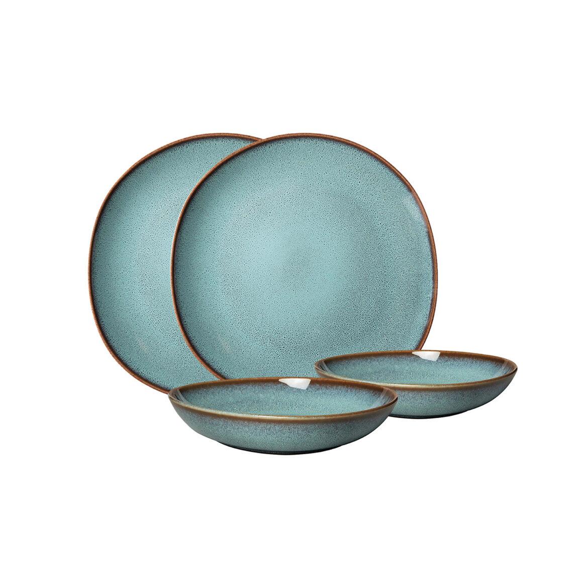 Столовий сервіз Villeroy & Boch Lave glacе 4 предмети 2 персони
