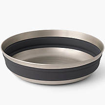Туристична складана миска Sea To Summit Sigma Detour Stainless Steel Collapsible Bowl, L (Beluga Black), фото 4