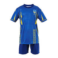 Футбольная форма детская подростковая УКРАИНА синяя PS128/BB 128: Gsport