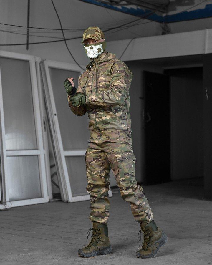 Тактичний костюм мультикам одяг для військових ЗСУ, Чоловіча армійська форма на весну комплект 3в1