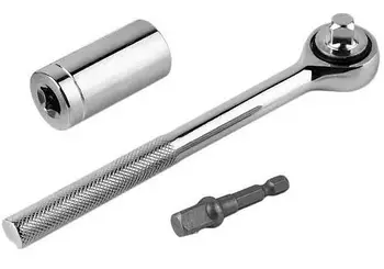 Універсальний гайковий ключ з торцевою тріскачкою 7-19 мм TOOL Тріскання з універсальною головкою