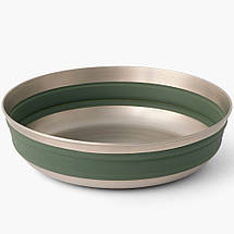 Туристическая миска Sea To Summit Sigma Detour Stainless Steel Collapsible Bowl, L (Laurel Wreath Green), фото 3