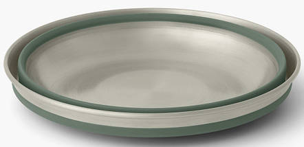 Туристическая миска Sea To Summit Sigma Detour Stainless Steel Collapsible Bowl, L (Laurel Wreath Green), фото 4