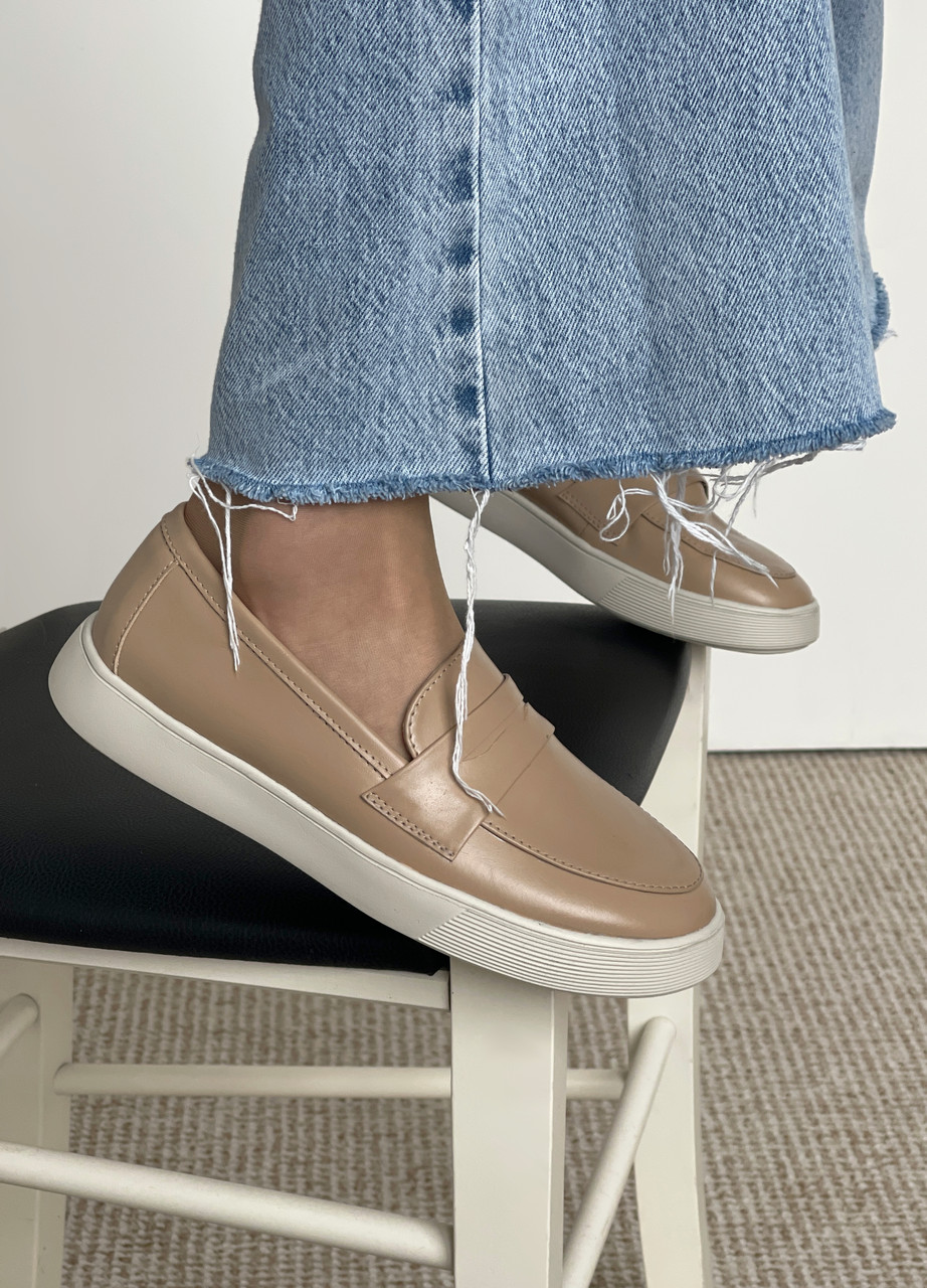 Шкіряні туфлі на низькому ходу, фото 1