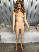 Манекен женский телесный 180 см с париком