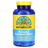 Natures Life, Magnesium Malate 200 мг (250 таб.), малат магния