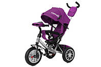 Детский велосипед коляска Tilly Camaro T-362/2 фиолетовый