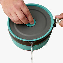 Набір туристичного посуду Sea To Summit Frontier UL Collapsible One Pot Cook Set 2P, фото 5