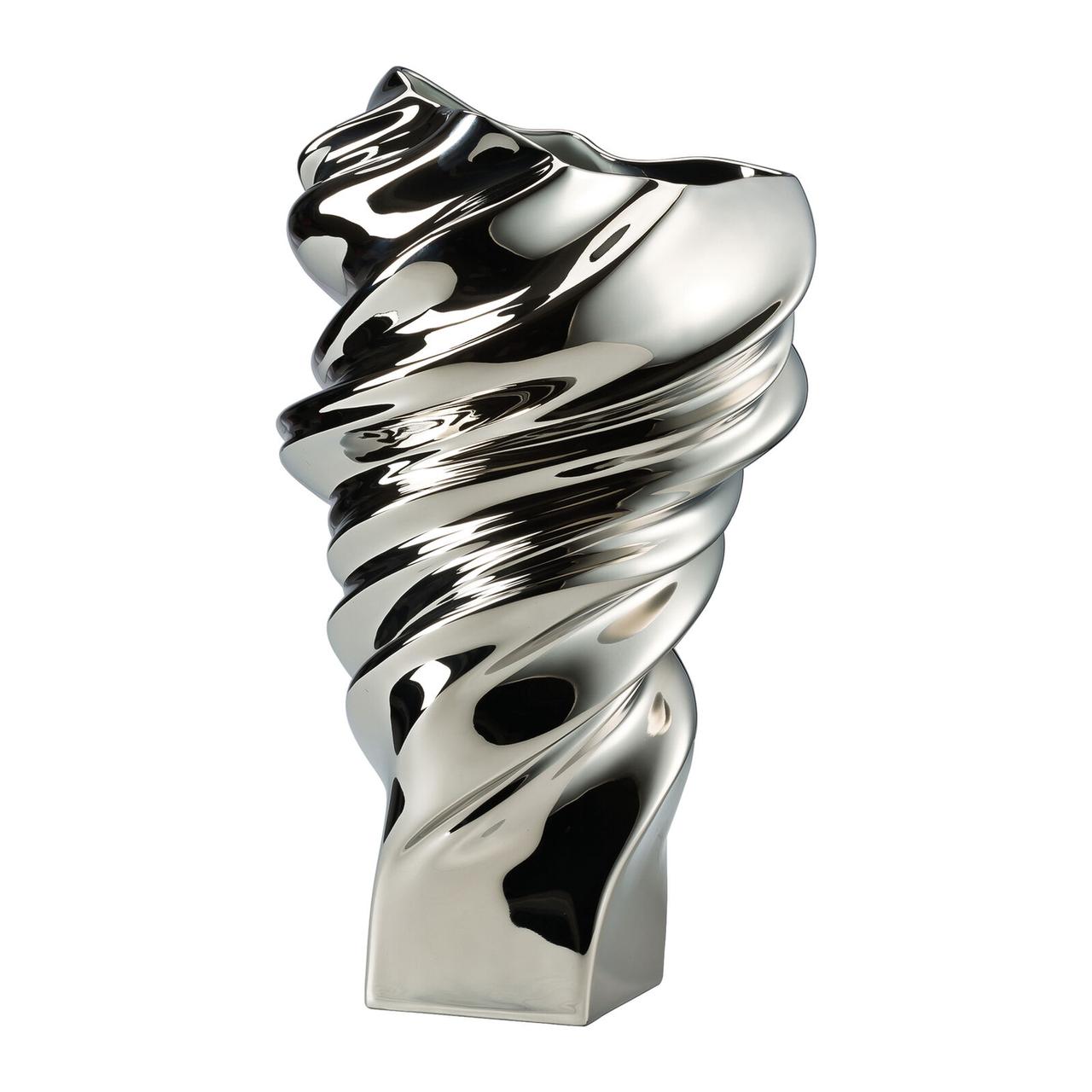 Ваза Rosenthal Squall 32 см срібляста