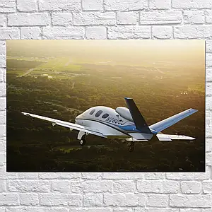 Плакат "Реактивний літак Cirrus Vision SF50", 40×60см