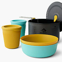 Набір туристичного посуду Sea To Summit Frontier UL One Pot Cook Set 2P (5 Piece), фото 2