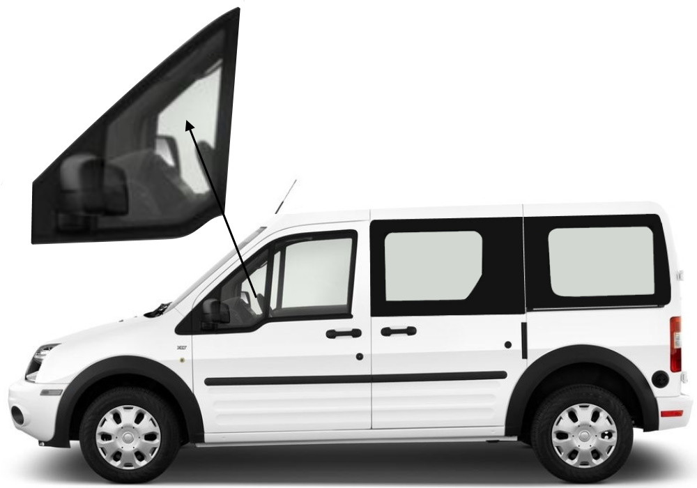 Кватирка передня ліва Ford Connect 2002-2013
