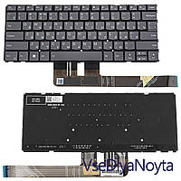 Клавиатура для ноутбука LENOVO (Yoga Pro 7 14ARP8) rus, black, без фрейма, подсветка клавиш