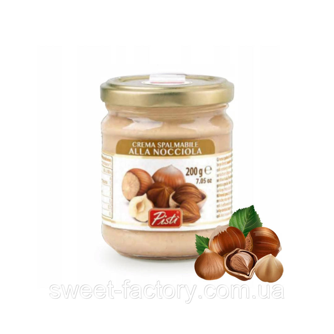 Фундукова паста Pisti Crema Spalmabile alla Nocciola 200g, фото 1