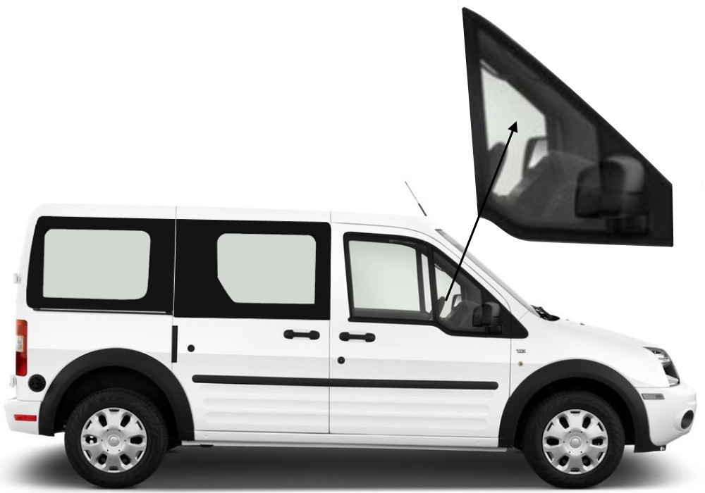 Кватирка передня права Ford Connect 2002-2013