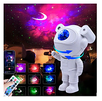 Проектор лазерный звездного неба Астронавт RGB с пультом и блютуз колонка +слот под SD карту - ST-2537