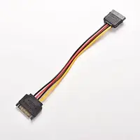 Переходник удлинитель 20 см 15 pin SATA to SATA кабель питания САТА