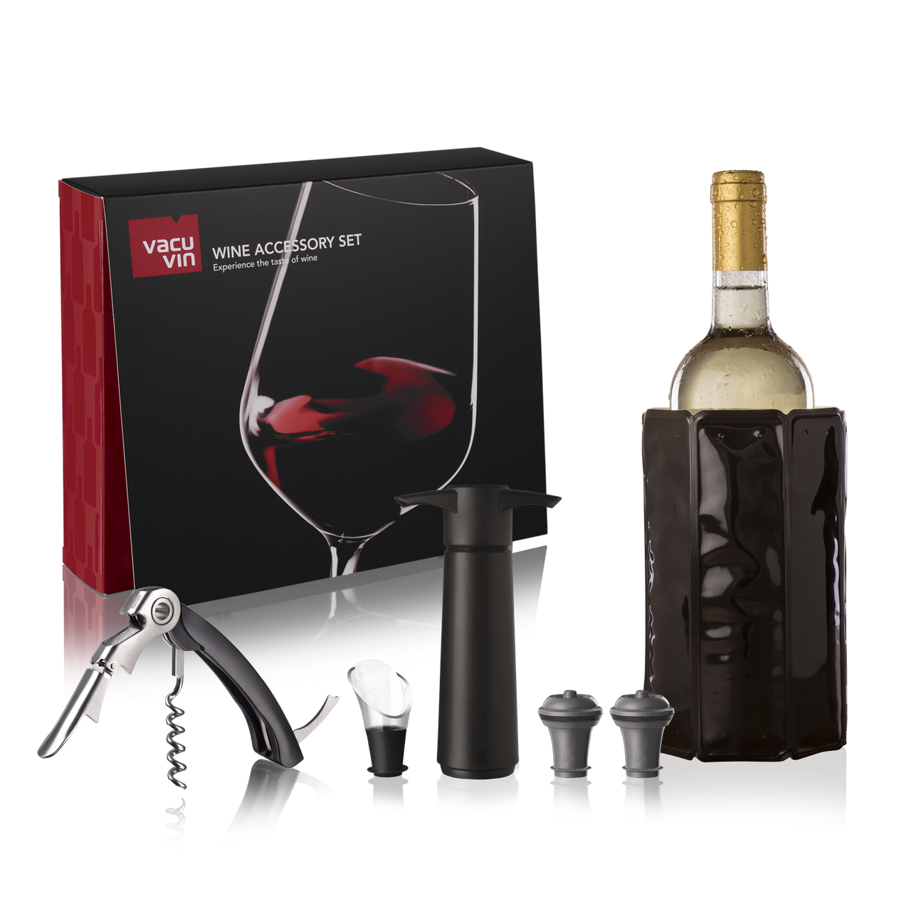Набір винних аксесуарів Vacu Vin Wine Essentials Gift Set 6 предметів