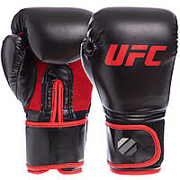 Перчатки боксерские UFC Myau Thai Style искусственная кожа Черные 14 oz (UHK-69680)