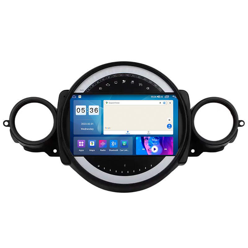 Штатна магнітола Lesko для MINI Cabrio II Рестайлінг 2010-2015 екран 9" 2/32Gb CarPlay 4G Wi-Fi GPS Prime 2 шт.