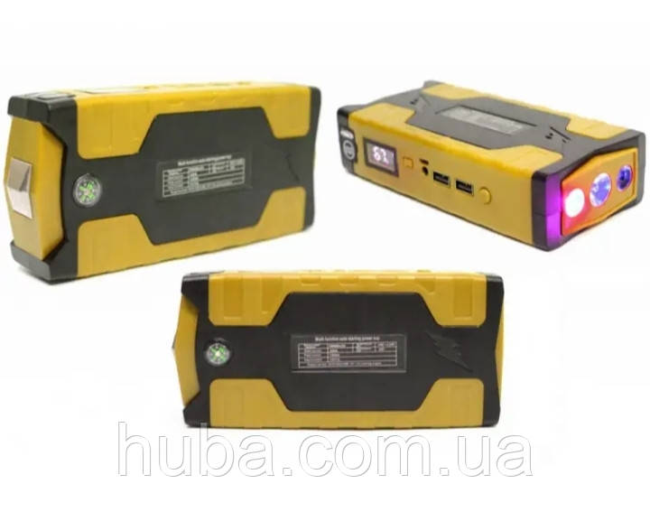 Портативний пуско-зарядний пристрій з дислеєм JUMPSTARTER H002 (99800 mAh) (500/1000A )