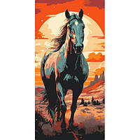 Картина за номерами "Horse art" 11541-AC 40х80 см ArtCraft