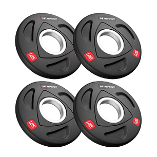 Набір дисків олімпійських Hop-Sport 4 х 1,25 кг, фото 2