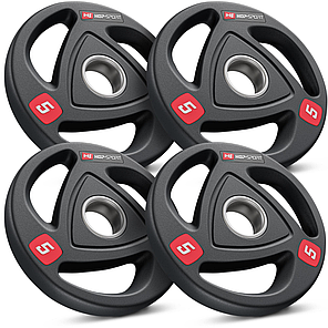 Набір дисків олімпійських Hop-Sport 4 х 5 кг, фото 1