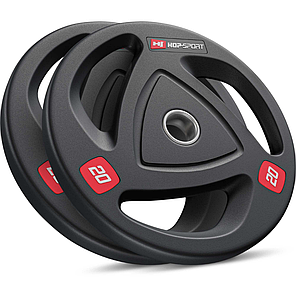Набір дисків олімпійських Hop-Sport 2 х 20 кг, фото 1