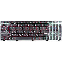Клавиатура для Lenovo IdeaPad Y500 Y500N Y500NT Y510 Y510P Y590 Y590N, RU/UA, (черная, красные торцы кнопок, с