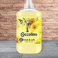 Кондиционер-ополаскиватель для белья Coccolino Happy Yellow 1,7 л 68 цикла стирки