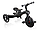 Велосипед дитячий триколісний Globber Explorer Trike Deluxe Play 4 в 1 Чорно-сірий (633-120), фото 5