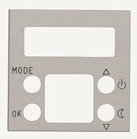 Накладка терморегулятора ABB Niessen Zenit Серебро N2240.5 PL (2CLA224050N1301)