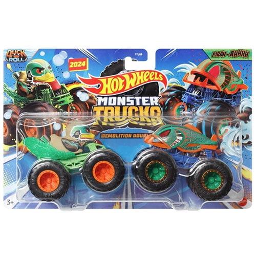 Набір машинок Hot Wheels Monster trucks HW DUCK N`ROLL vs PIRAN-AHHH 1:64 FYJ64/HWN54