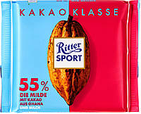 Шоколад Ritter Sport 55% Kakao Klasse Die Milde 100 г (4000417931009)