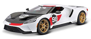 Автомодель Maisto Ford GT Heritage 2021 1:18 (31390 white)