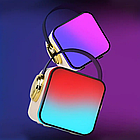 Bluetooth колонка + мікрофон для караоке, з USB, AUX та RGB підсвічуванням / Блютуз колонка портативна / Караоке, фото 8