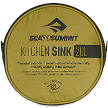 Туристичне відро-мийка Sea To Summit Kitchen Sink, 20 л (Yellow), фото 5