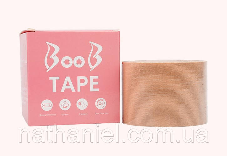 Кінезіо тейп BOOB Tape для грудей 5 см х 5 м, інд. упаковка