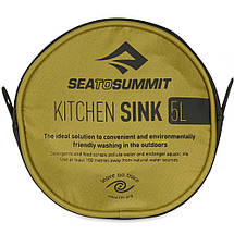 Туристичне відро-мийка Sea To Summit Kitchen Sink, 5 л, фото 6