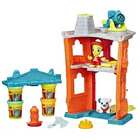 Игровой набор для лепки пластилин Hasbro Play-Doh Town Firehouse Пожарная часть (Unicorn)