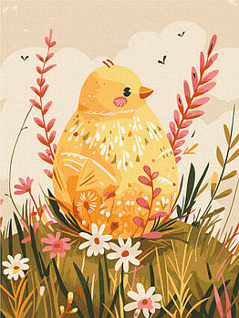 Картина за номерами Квіткове гніздо 30x40