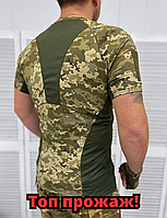 Футболка для военнослужащих return, тактическая футболка пиксель, футболка армейская зсу влагоотв ky391