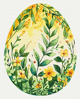 Картина за номерами Квіткове виноградне яйце 40x50